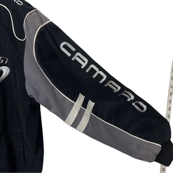 JH Design Mens Vintage Camaro Jacket - Picture 3 of 8